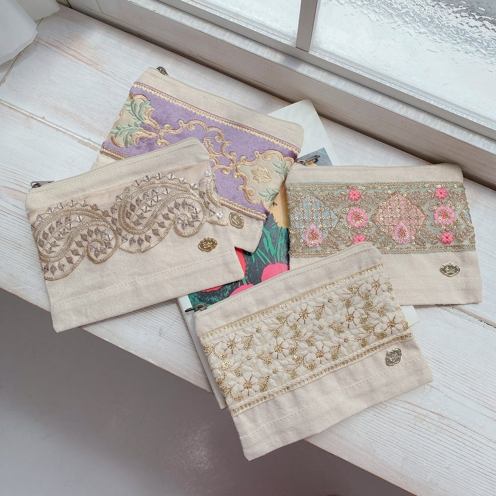 ポーチ Shabby Canvas Pouch