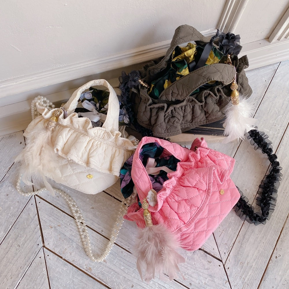 ミニフリルバッグ Quilting Frill Bebe