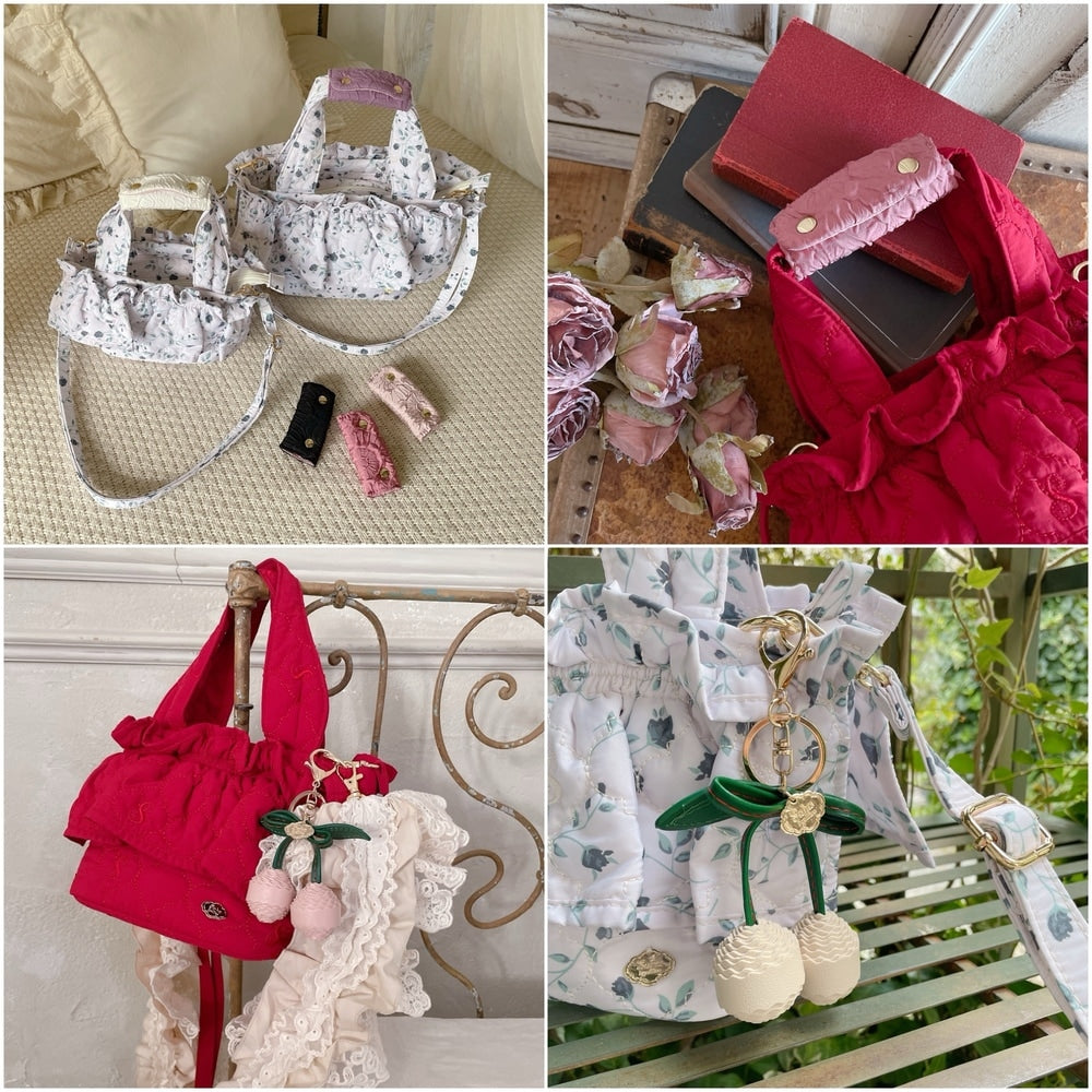 ミディフリルバッグ Moroccan Bebe(Rosy Grey)
