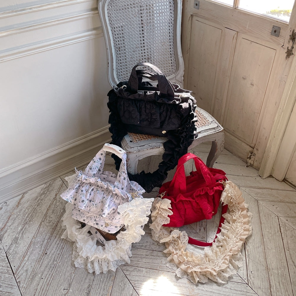 レギュラーフリルバッグ Moroccan Bebe(RosyGrey)