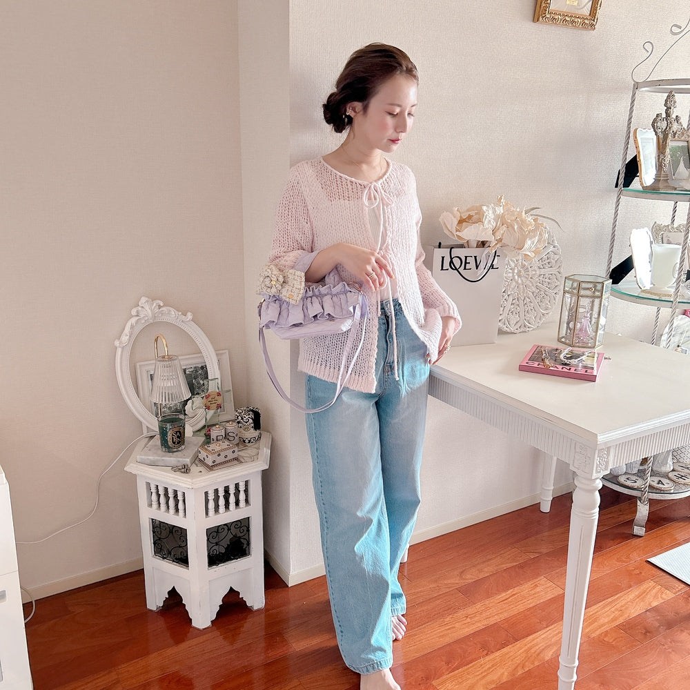 フリルバッグ Quilting Frill Bebe ミニ/レギュラー【ラベンダー】