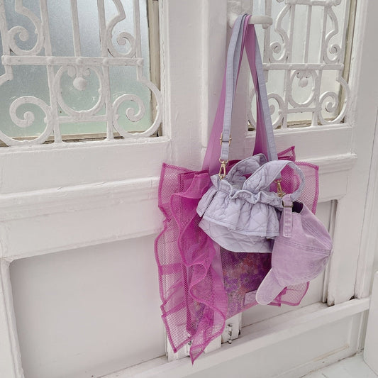 ミニフリルバッグ Quilting Frill Bebe