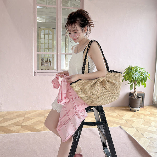 ★Pinkish Gridシャツ