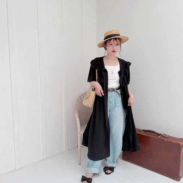 Petal Collar シャツドレス