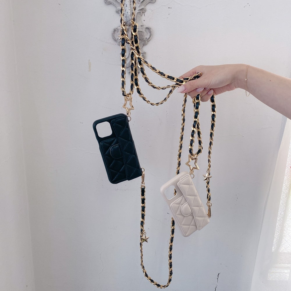 スマホケース Stella Chain アイボリー