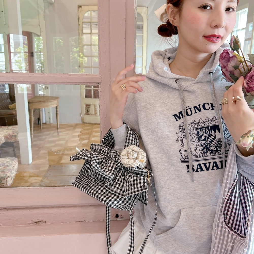 【ma】サハバイエリー フリルバッグ カーキ ミニフリルバッグ Quilting Frill Bebe – Saha by elliee