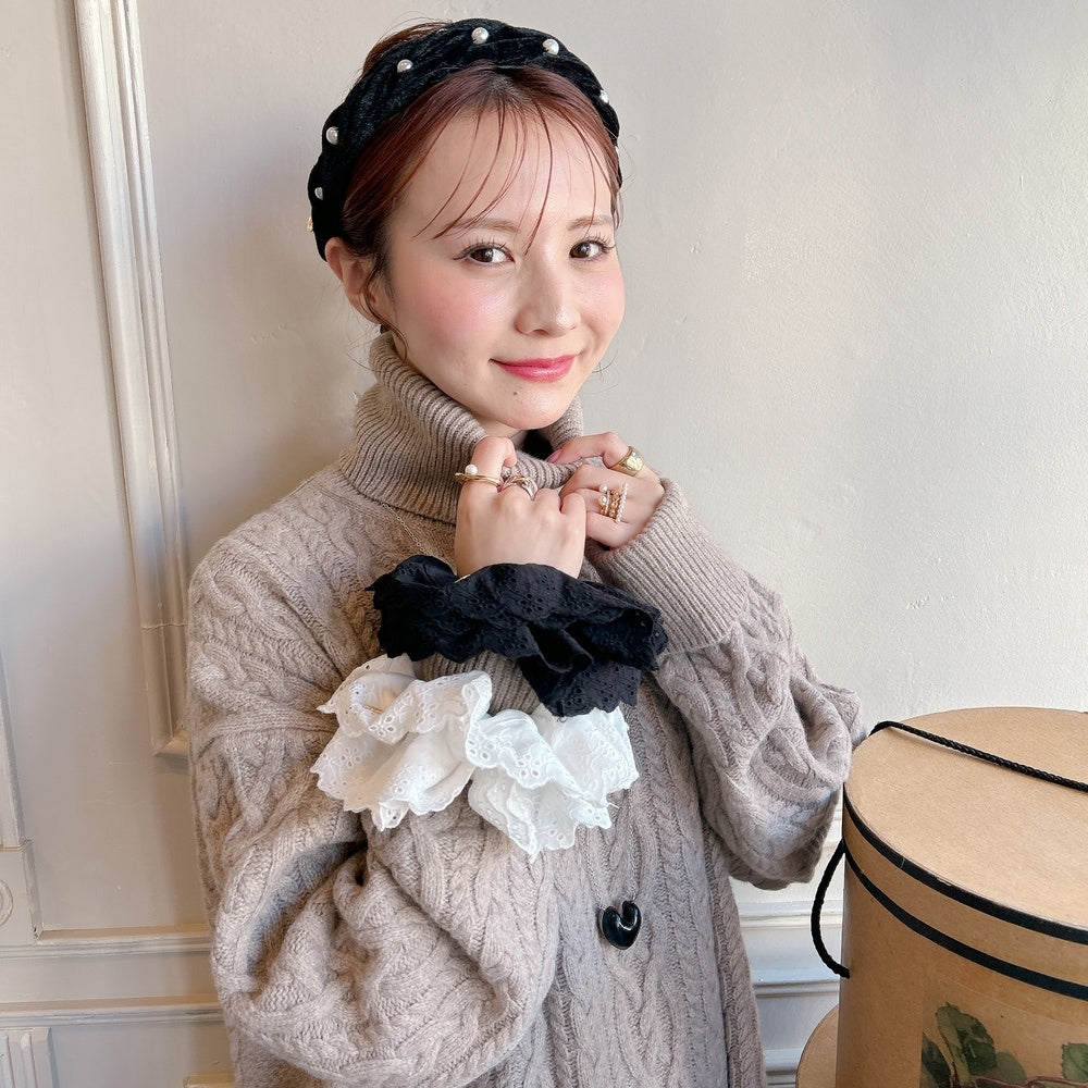 シュシュ Embroidery Lace