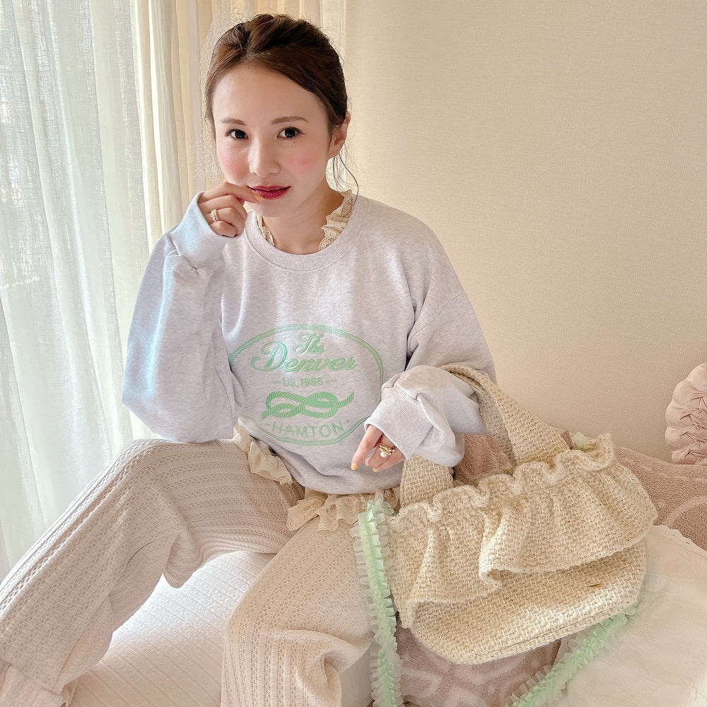 フリルバッグ Tweedy Bebe【アイボリー】1サイズ