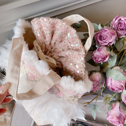 巾着＆トートSET Pom Pom Bunny