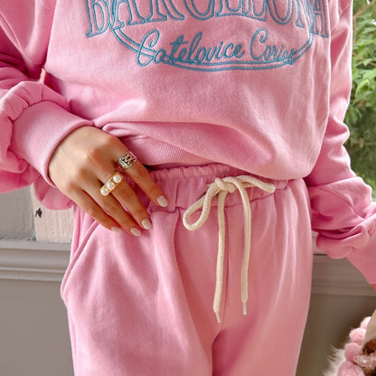 ★BALCELONAスウェット【ピンク】