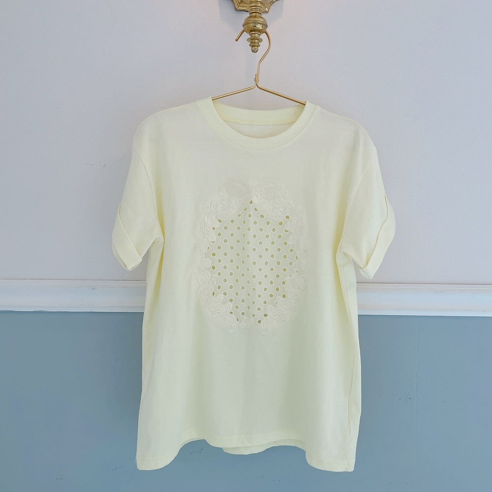 ★リボンEmbroideryTsh