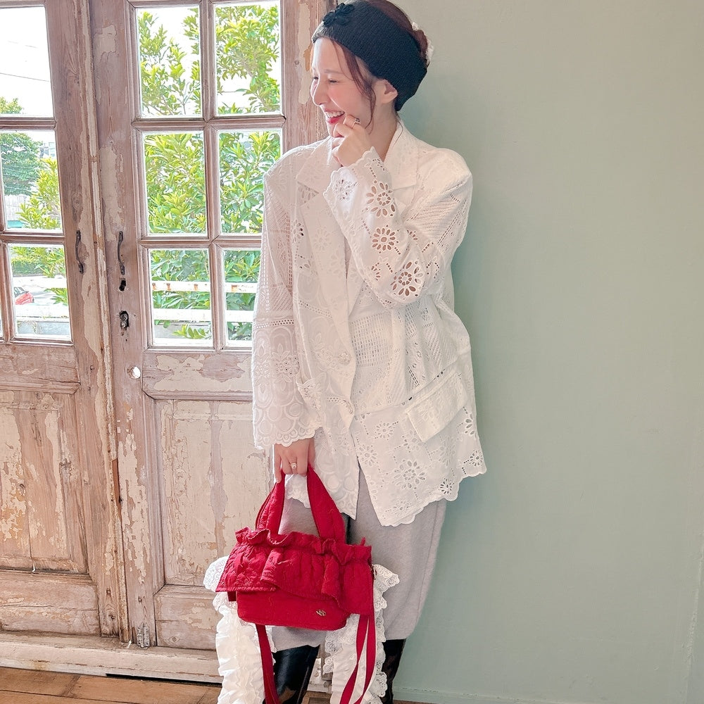 ミディフリルバッグ Moroccan Bebe