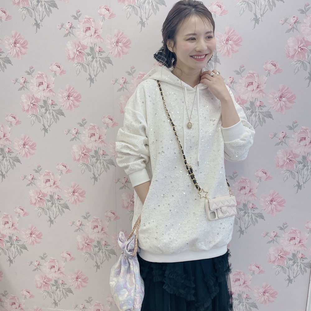 スマホケース Stella Chain アイボリー