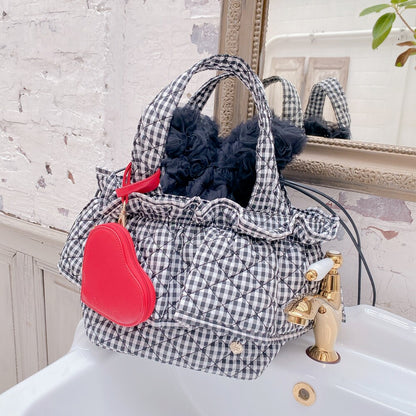 フリルバッグ Quilting Frill Bebe ミニ/レギュラー【ギンガム】