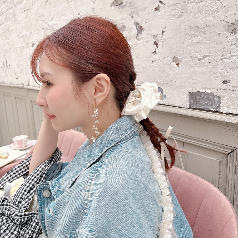 サテンフリルシュシュ Juliette