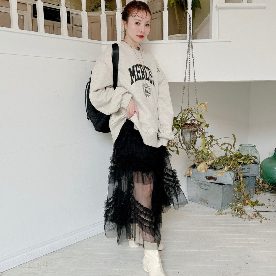 ★Primaシアーフリルスカート