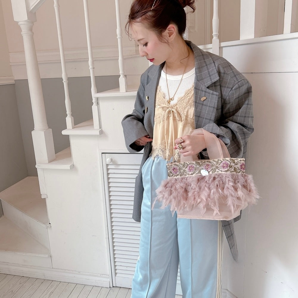 ★Croppedレースビスチェ