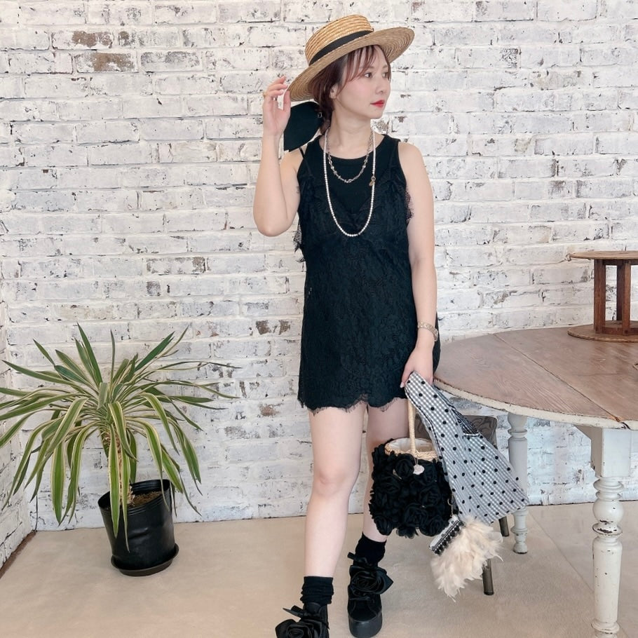 ★Moon Veilレースキャミ