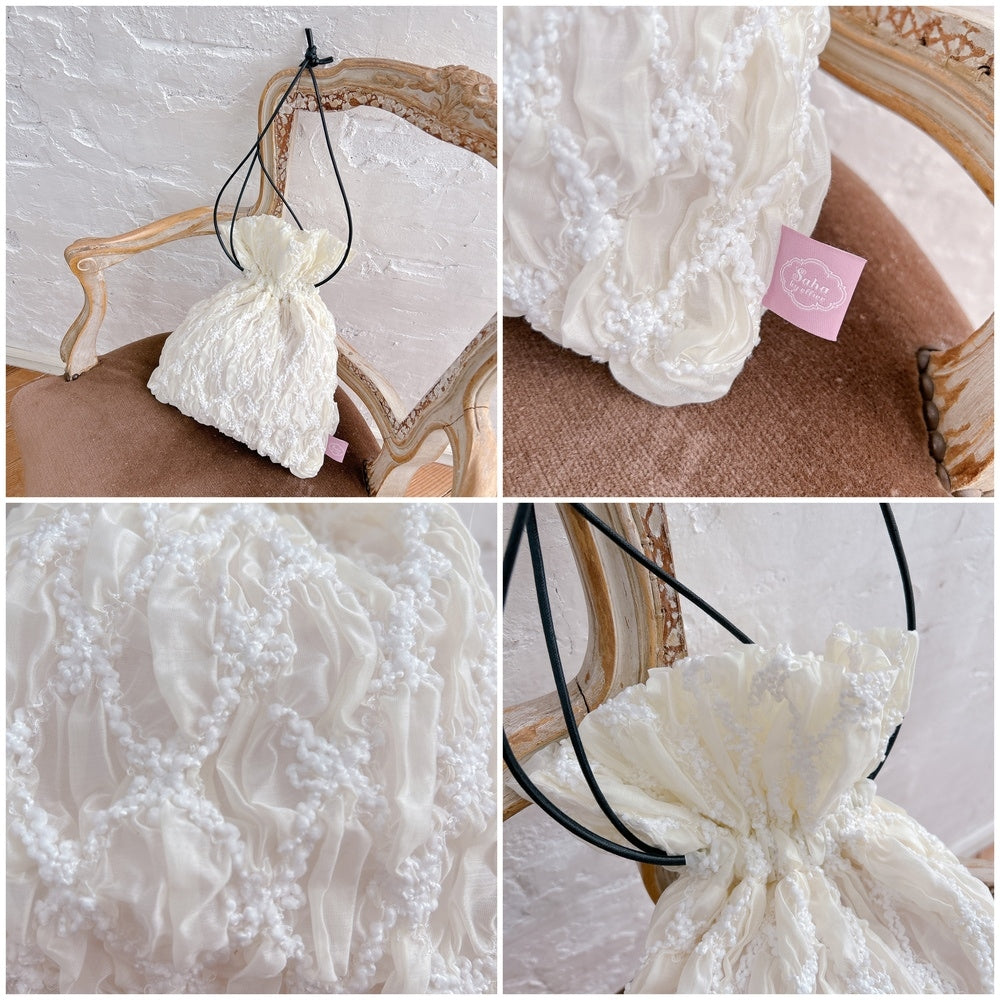 巾着バッグ Shabby Diamond