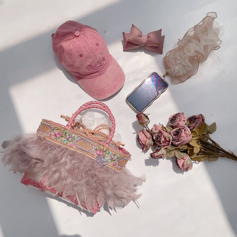 バレッタ Marshmallow Ribbon