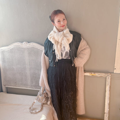 ★Volumeフェイクレザージャケット