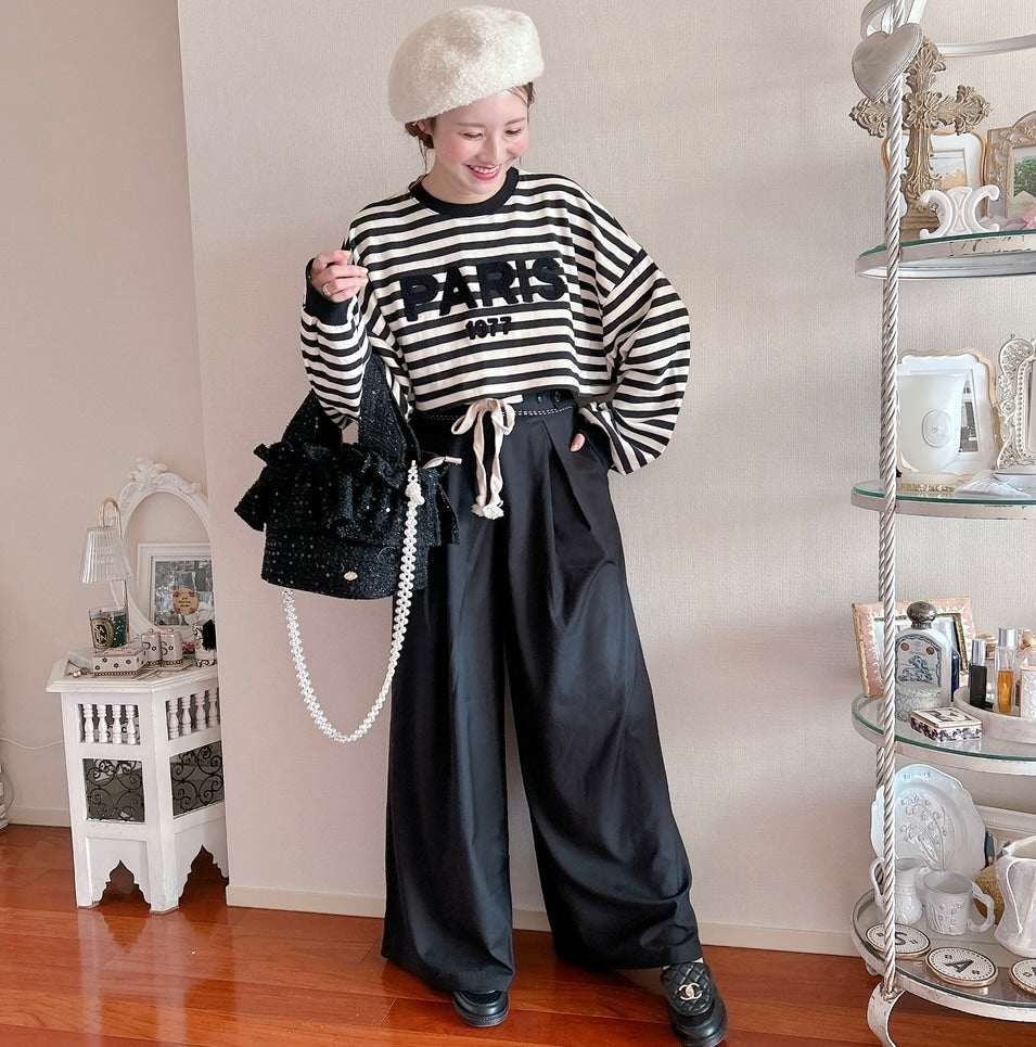 ★Mannishワイドパンツ