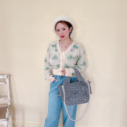 ハートアシメパールネックレス