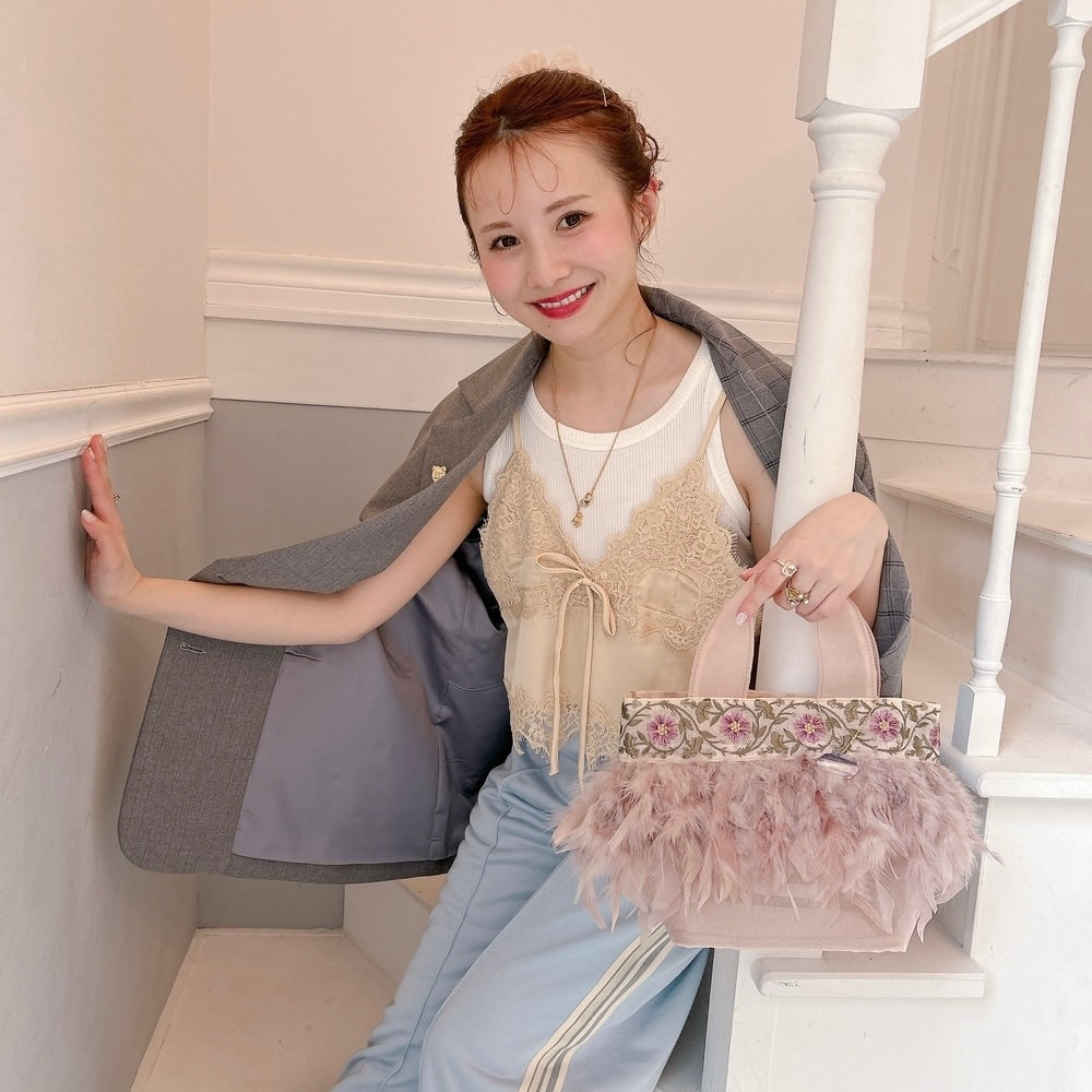 ★Croppedレースビスチェ