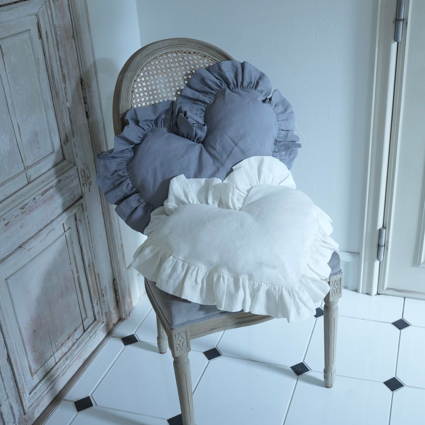 Borgo delle tovaglie ハートクッション