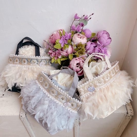 トート Wintry Meghan【アイボリー/グレー】