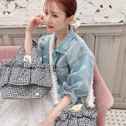 フリルストラップ Odette【太幅】