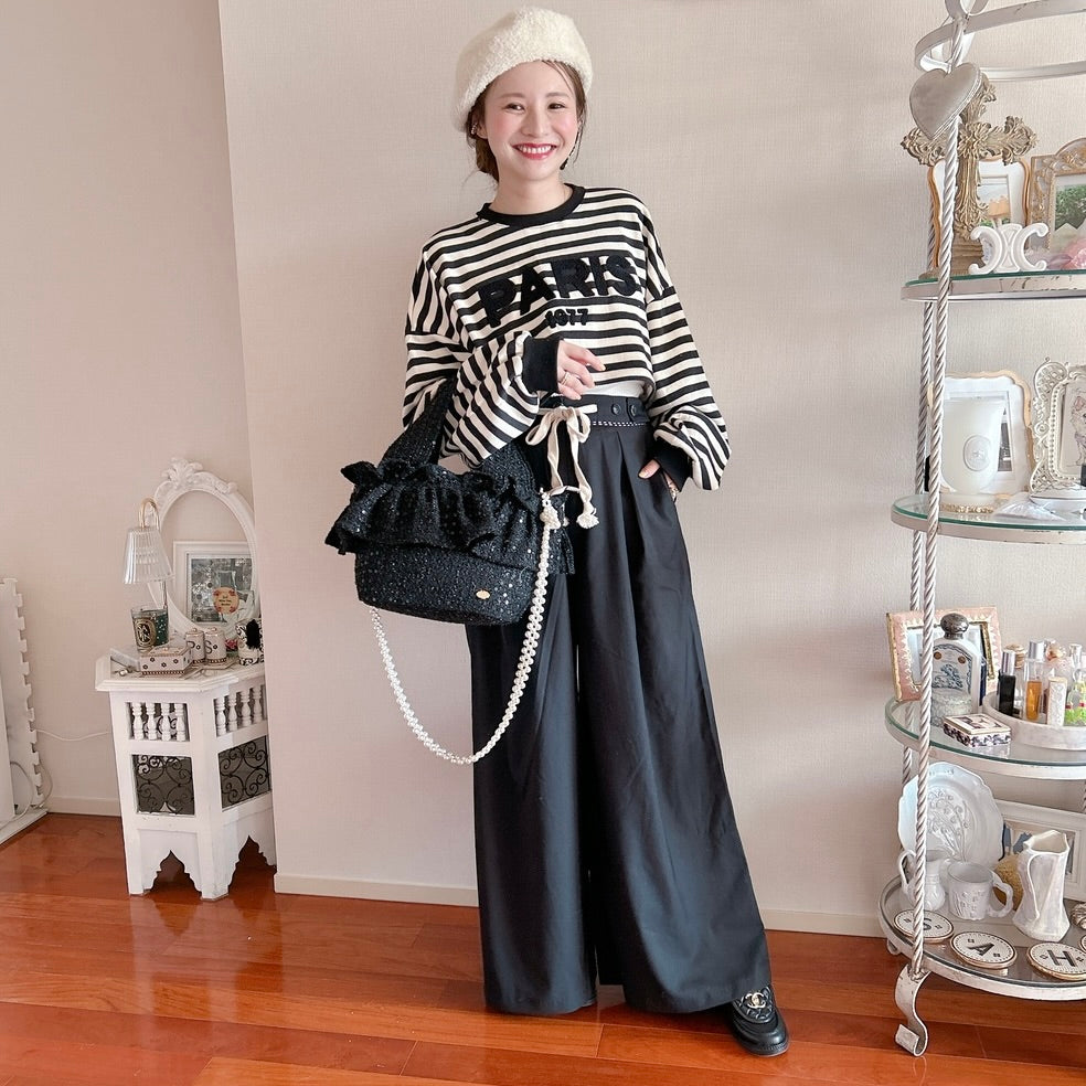 ★Mannishワイドパンツ