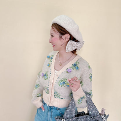 ハートアシメパールネックレス