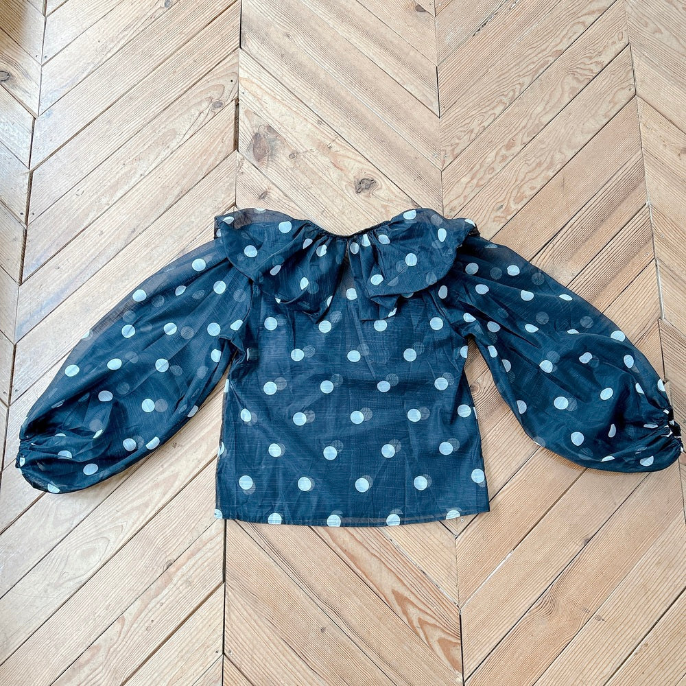 ★Polka Puffブラウス