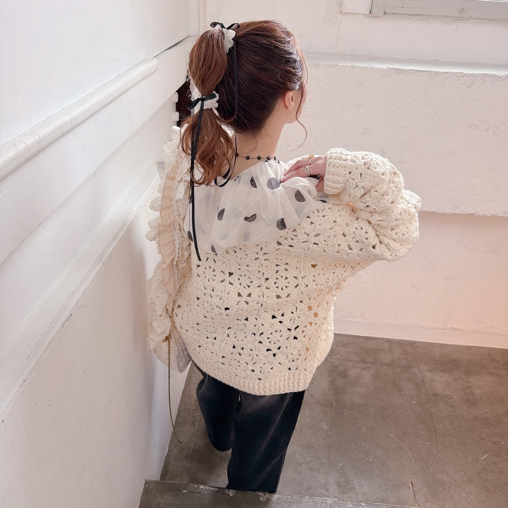 ★Clochetニットブルゾン