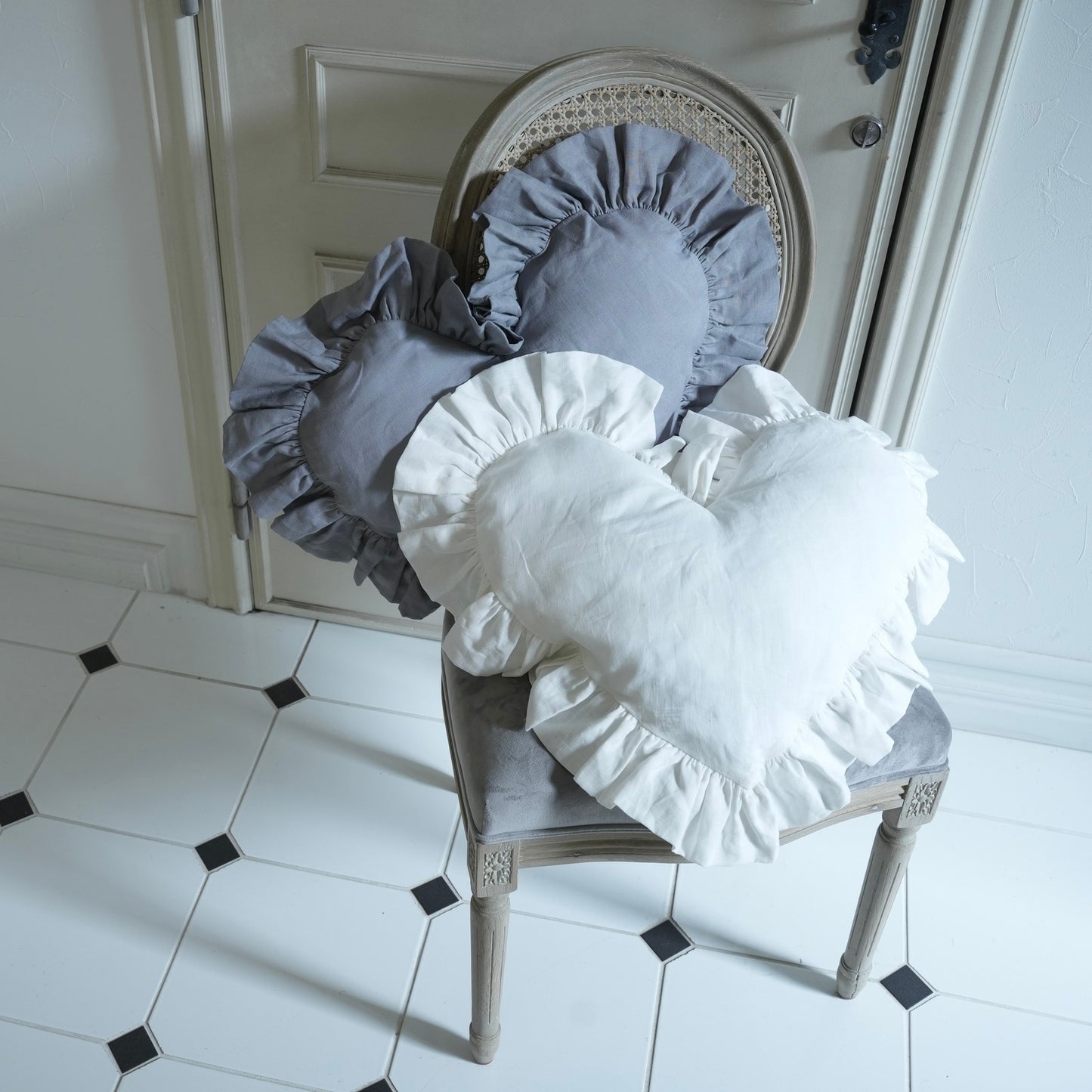 Borgo delle tovaglie ハートクッション