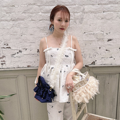 トート Wintry Meghan【アイボリー/グレー】