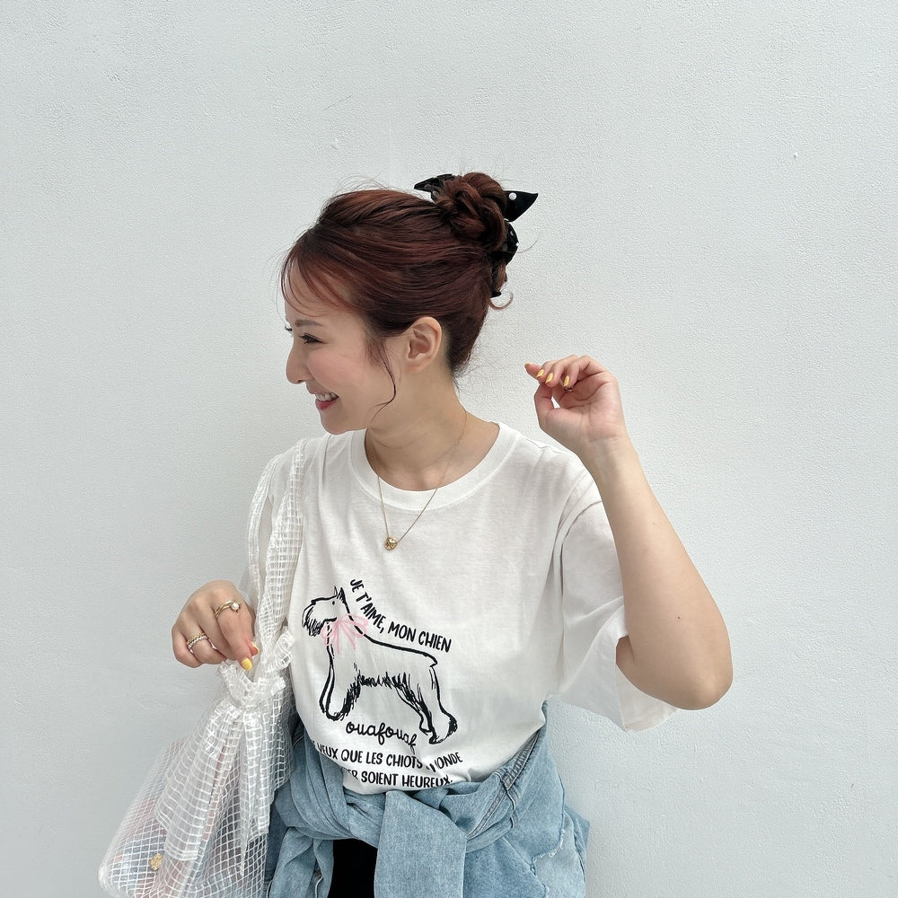 ヘアクリップ Dot Ribbon