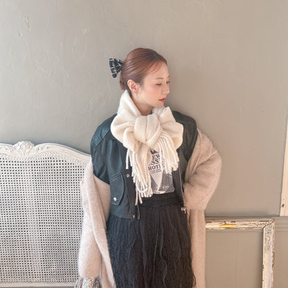 ★Volumeフェイクレザージャケット