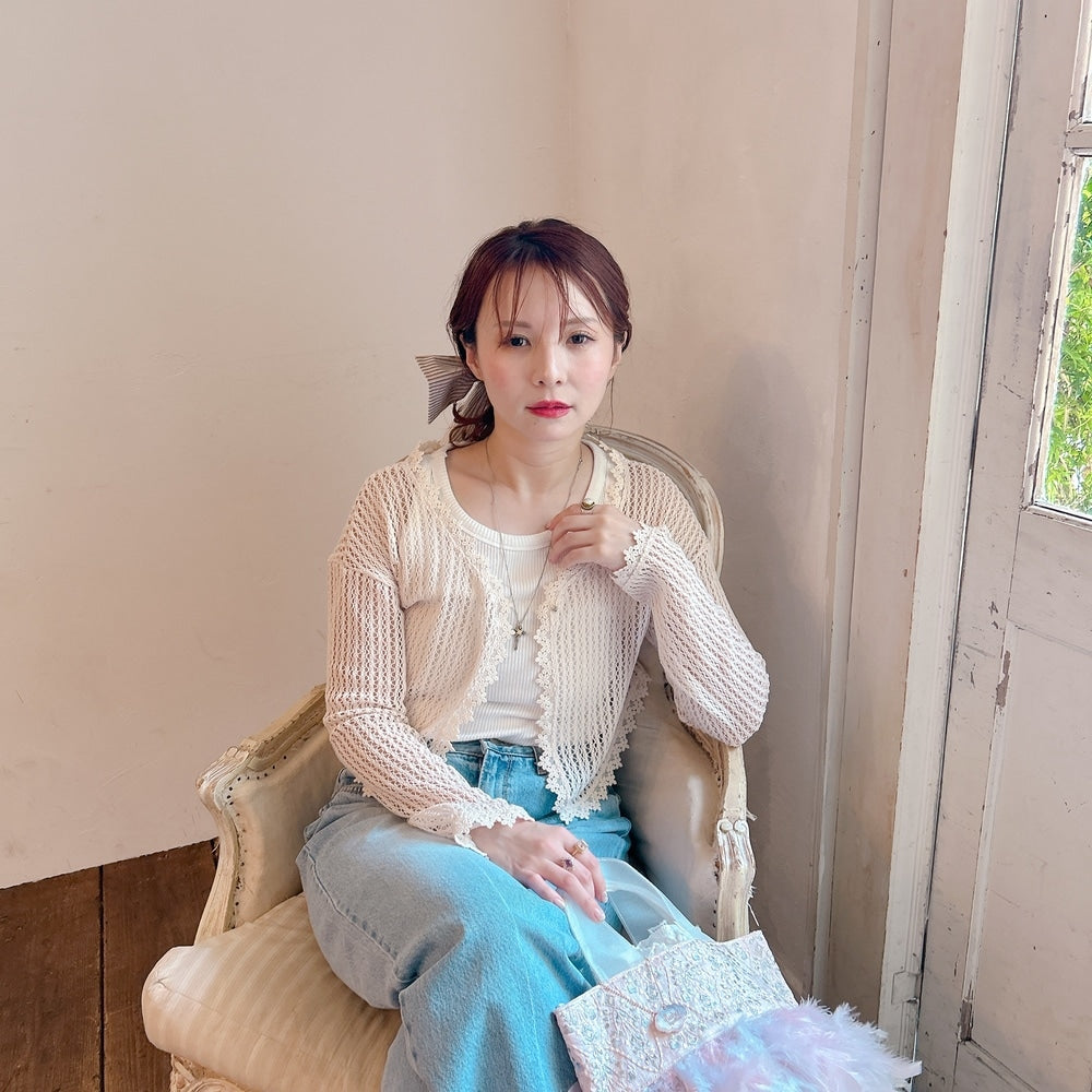 ★Bloomy クロシェットカーディガン