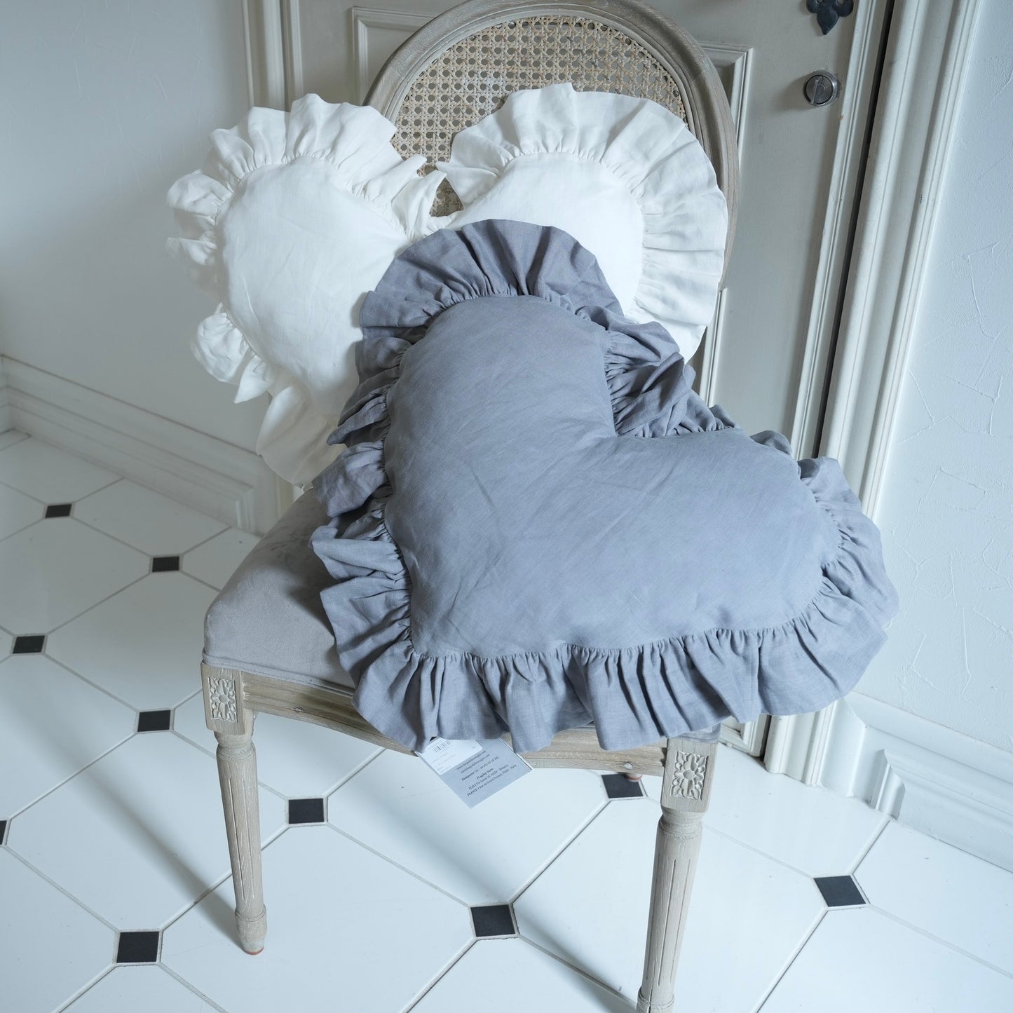 Borgo delle tovaglie ハートクッション