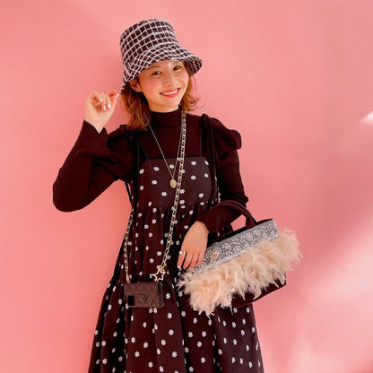 スマホケース Stella Chain ブラック