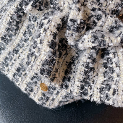 ミニフリルバッグ Tweedy Bebe【ブラック×ホワイト】1サイズ