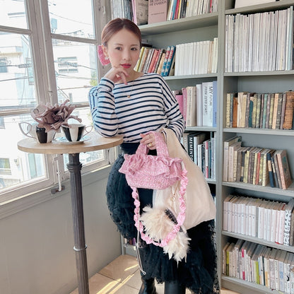 ポーチ付バッグ Balloon Marche【無地ドット】