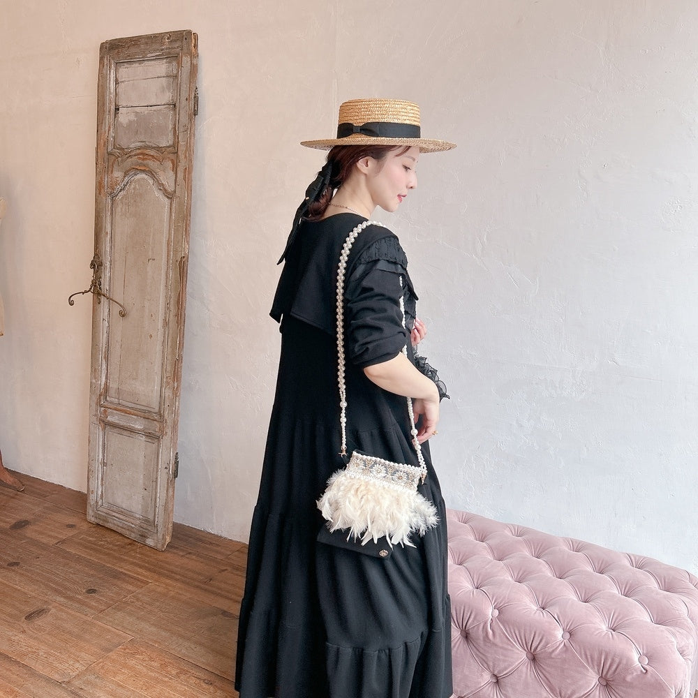 ミニサコッシュ Wintry Meghan ブラック