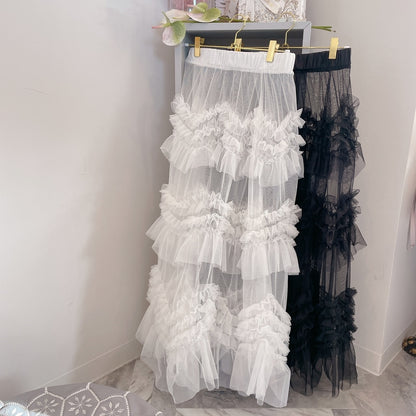 ★Primaシアーフリルスカート