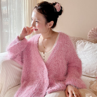 ★Shaggyニットガウン2025