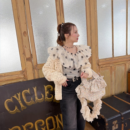 ★Clochetニットブルゾン