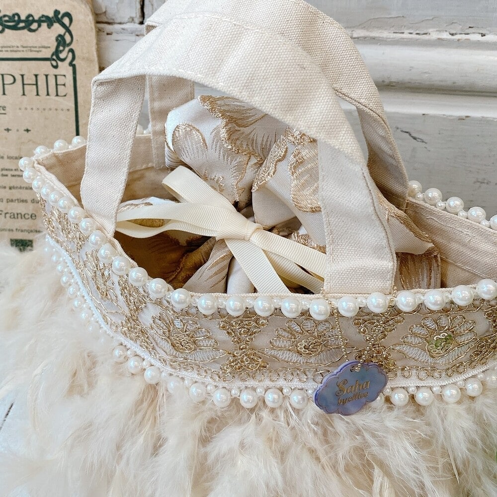 トート Wintry Meghan【アイボリー/グレー】