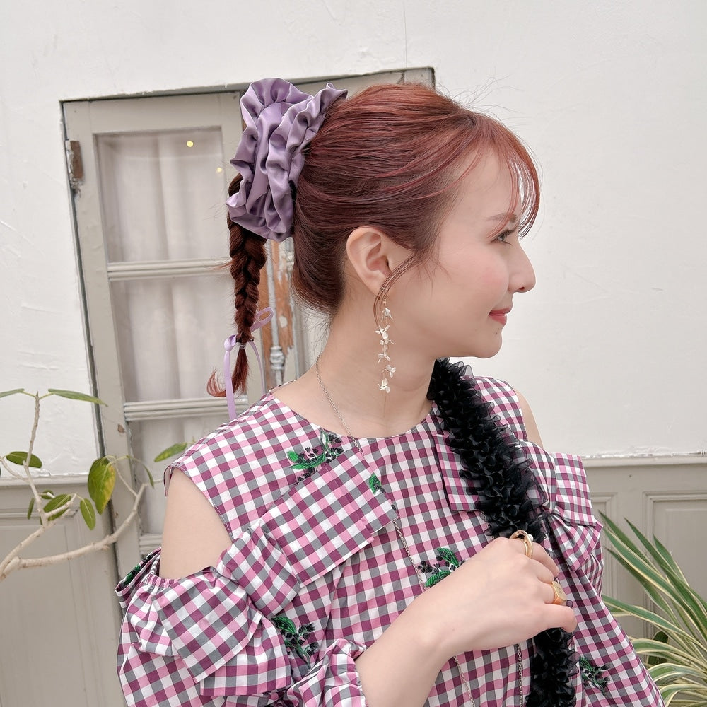 サテンフリルシュシュ Juliette